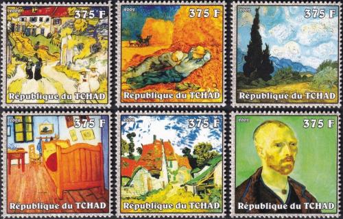 Potov znmky ad 2002 Umenie, Vincent van Gogh Mi# 2340-45 Kat 10