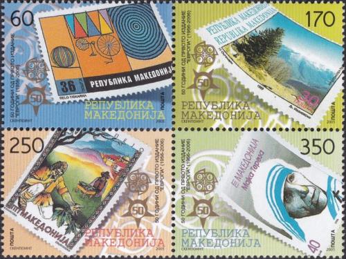 Potov znmky Macednsko 2005 Eurpa CEPT Mi# 370-73 Kat 25