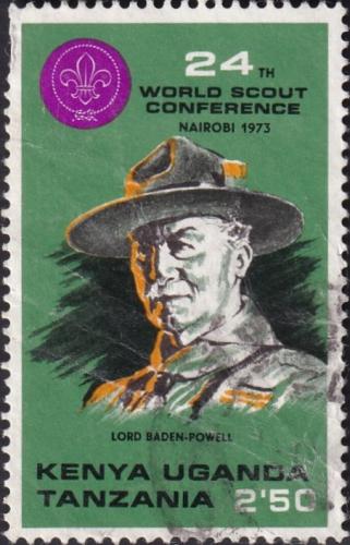 Potov znmka K-U-T 1973 Robert Baden-Powell Mi# 254