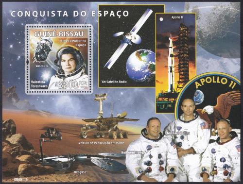 Potov znmka Guinea-Bissau 2008 Prieskum vesmru Mi# Block 680 Kat 14