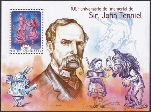 Potov znmka Guinea-Bissau 2014 John Tenniel Mi# Block 1275 Kat 8.50