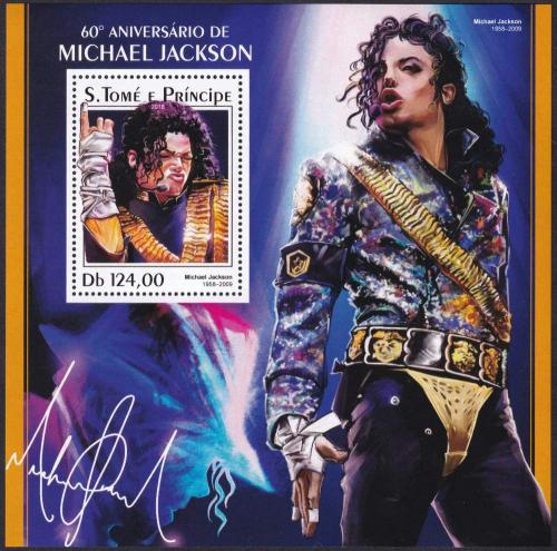 Potov znmka Svt Tom 2018 Michael Jackson Mi# Block 1407 Kat 12