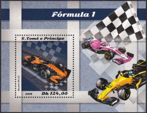 Potov znmka Svt Tom 2018 Formule 1 Mi# Block 1457 Kat 12