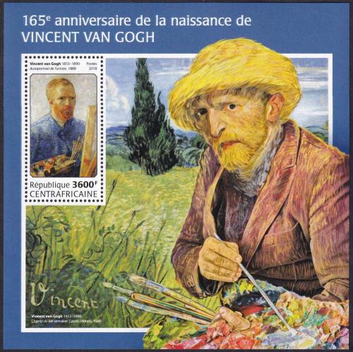 Potov znmka SAR 2018 Umenie, Vincent van Gogh Mi# Block 1743 Kat 16