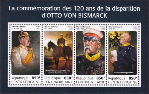 Potov znmky SAR 2018 Otto von Bismarck Mi# 7742-45 Kat 15