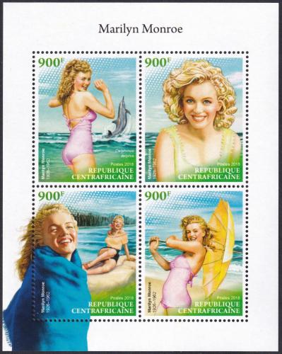 Potov znmky SAR 2018 Marilyn Monroe Mi# 8155-58 Kat 16