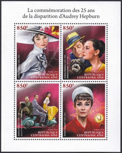 Potov znmky SAR 2018 Audrey Hepburn Mi# 8165-68 Kat 15