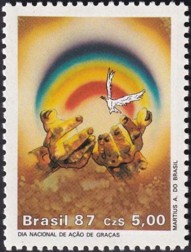 Potov znmka Brazlie 1987 Den dkuvzdn Mi# 2232