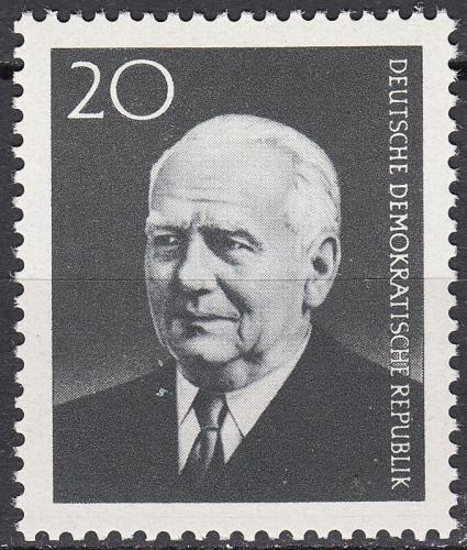 Potov znmka DDR 1960 Prezident Wilhelm Pieck Mi# 784