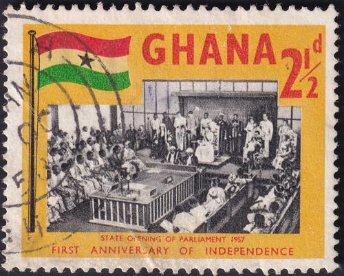 Potov znmka Ghana 1958 Nezvislost, 1. vroie Mi# 21
