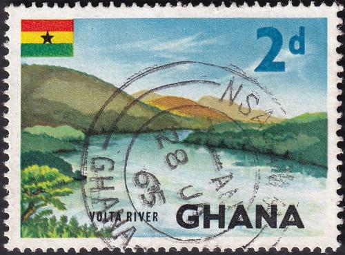 Potov znmka Ghana 1959 eka Volta Mi# 51