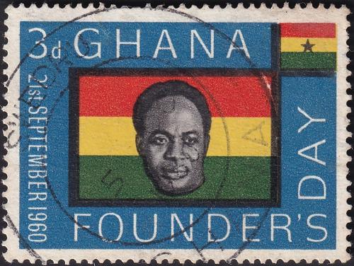 Potov znmka Ghana 1960 Prezident Kwame Nkrumah Mi# 88