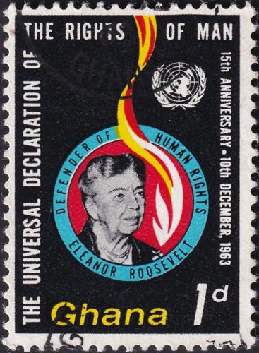 Potov znmka Ghana 1963 Eleanor Roosevelt Mi# 166