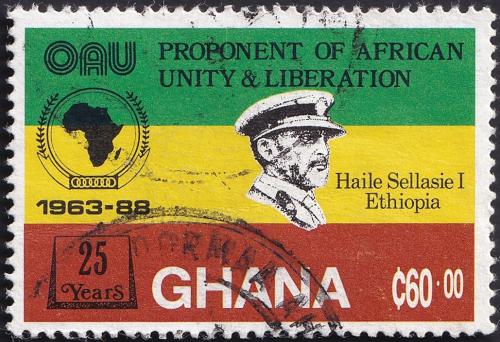 Potov znmka Ghana 1989 Cisr Hail Selassi Mi# 1223