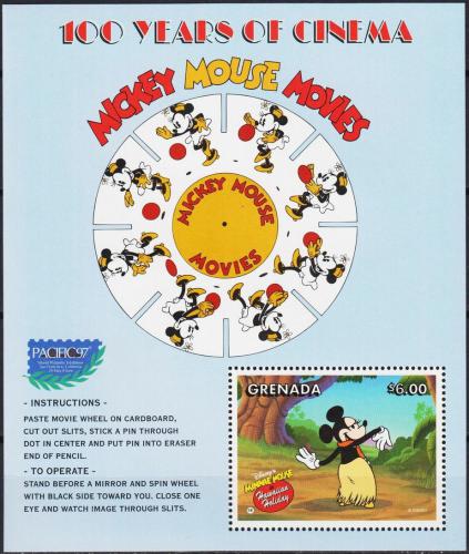 Potov znmka Grenada 1997 Disney, Mickey Mouse Mi# Block 467