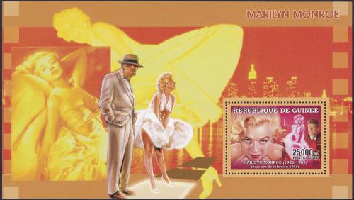 Potov znmka Guinea 2006 Marilyn Monroe Mi# Block 1007