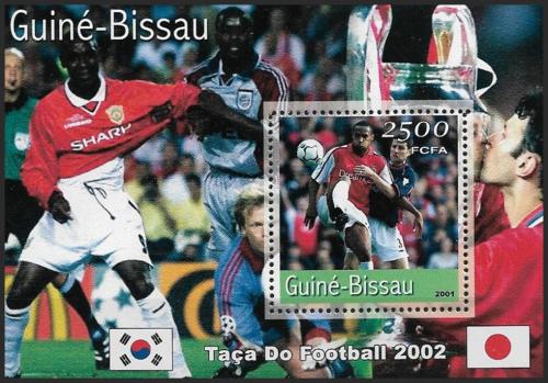 Potov znmka Guinea-Bissau 2001 MS ve futbale Mi# Block 315 Kat 12