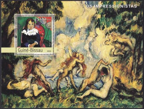 Potov znmka Guinea-Bissau 2003 Umenie, Paul Gauguin Mi# Block 416 Kat 12  - zvi obrzok