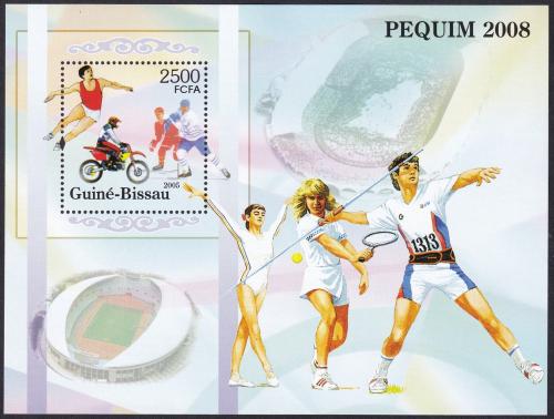 Potov znmka Guinea-Bissau 2005 LOH Peking Mi# Block 520 Kat 16