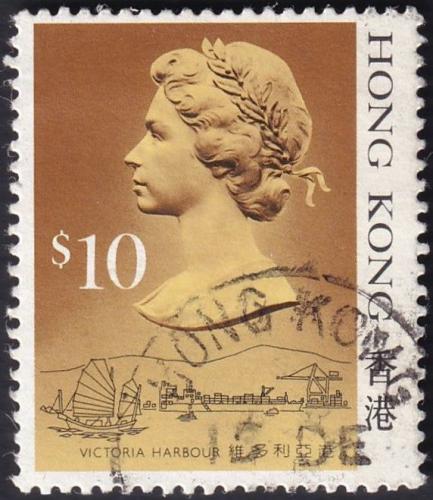 Potov znmka Hongkong 1987 Krovna Albeta II. Mi# 519 I Kat 5