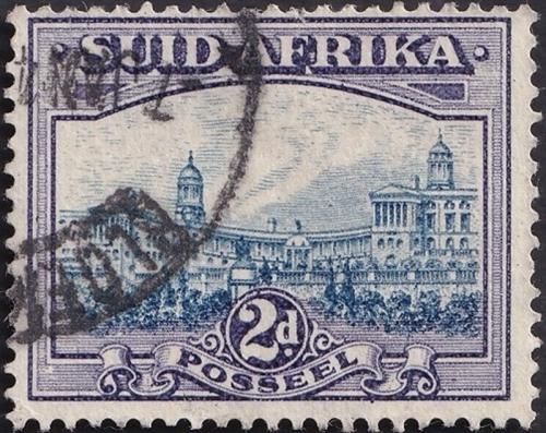 Potov znmka JAR 1938 Vldn budovy Mi# 52