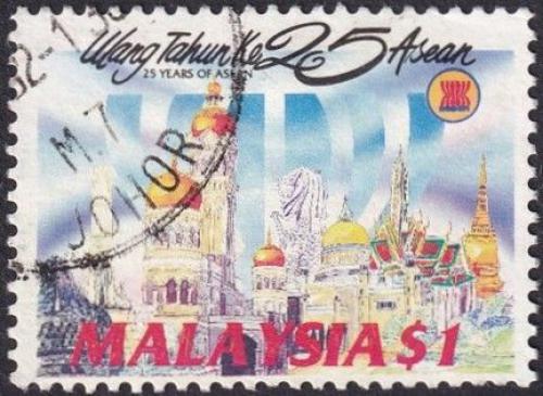 Potov znmka Malajsie 1992 ASEAN, 25. vroie Mi# 469