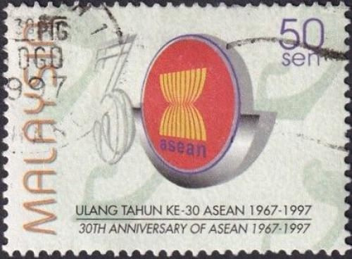 Potov znmka Malajsie 1997 ASEAN, 30. vroie Mi# 653