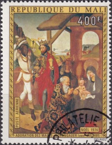 Potov znmka Mali 1974 Umenie, Schongauer, vianoce Mi# 466