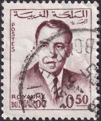 Potov znmka Maroko 1962 Kr Hassan II. 1A Mi# 499