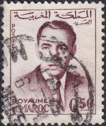 Potov znmka Maroko 1962 Kr Hassan II. 1B Mi# 499