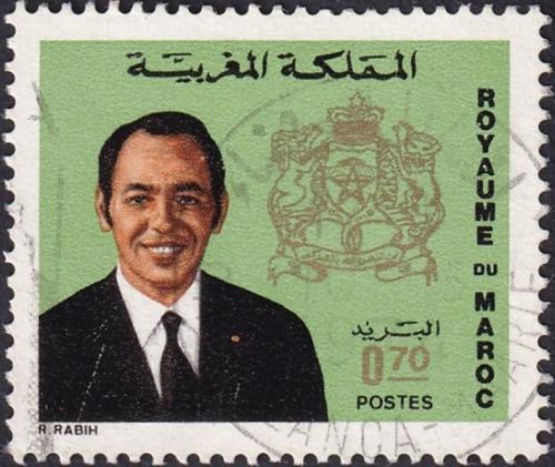 Potov znmka Maroko 1973 Kr Hassan II. Mi# 733