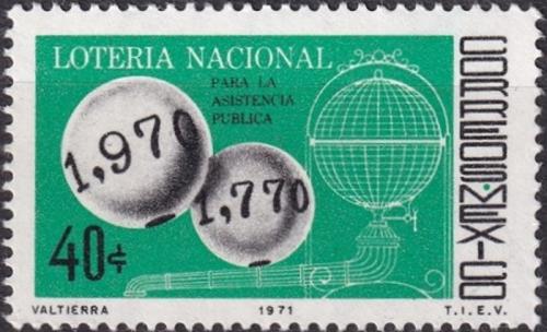 Potov znmka Mexiko 1971 Celosttn loterie Mi# 1344