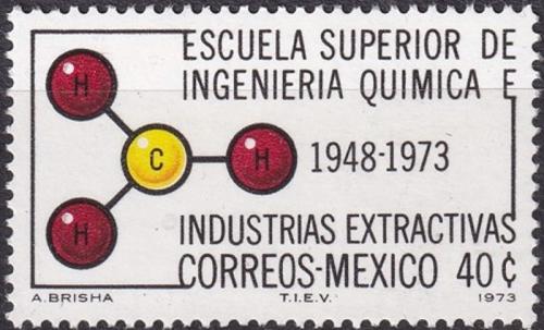 Potov znmka Mexiko 1973 Chemick V Mi# 1407