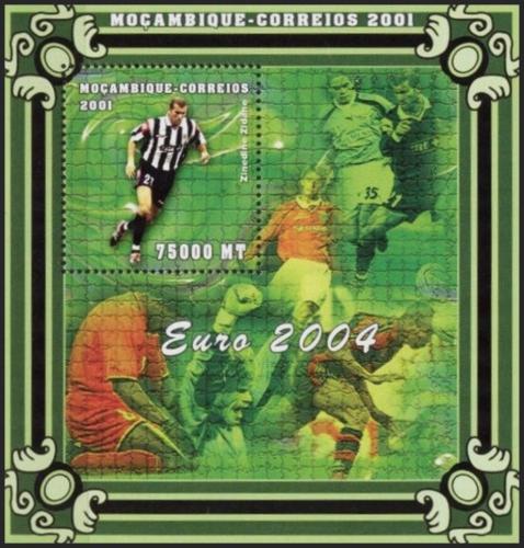 Potov znmka Mozambik 2001 ME ve futbale, Zinedine Zidane Mi# Block 89 Kat 10