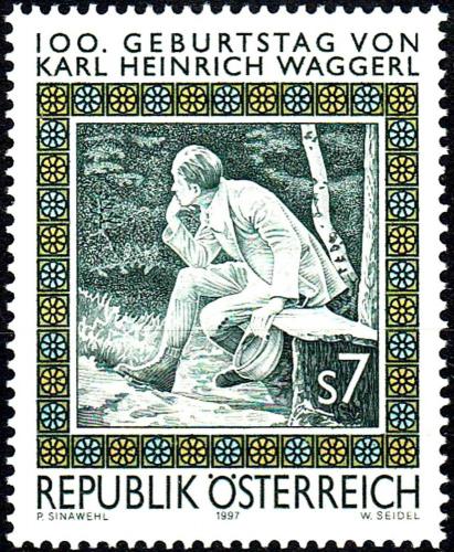 Potov znmka Raksko 1997 Karl Heinrich Waggerl Mi# 2228
