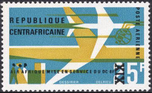 Potov znmka SAR 1966 Air Afrique Mi# 112