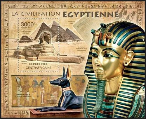 Potov znmka SAR 2012 Egyptsk kultura Mi# Block 928 Kat 14