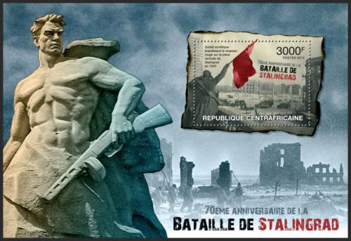 Potov znmka SAR 2013 Bitka u Stalingradu, 70. vroie Mi# Block 1031 Kat 14