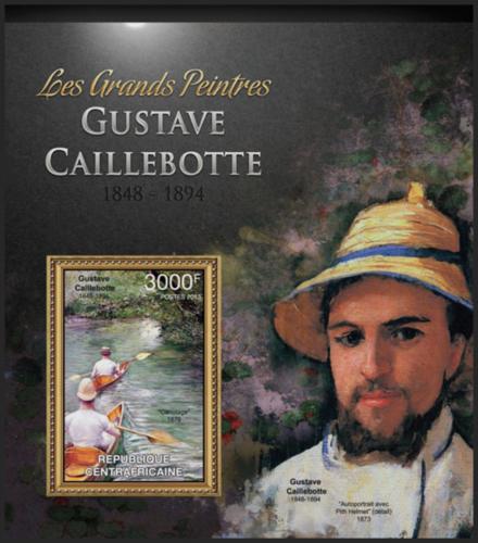 Potov znmka SAR 2013 Umenie, Gustave Caillebotte Mi# Block 1007 Kat 14