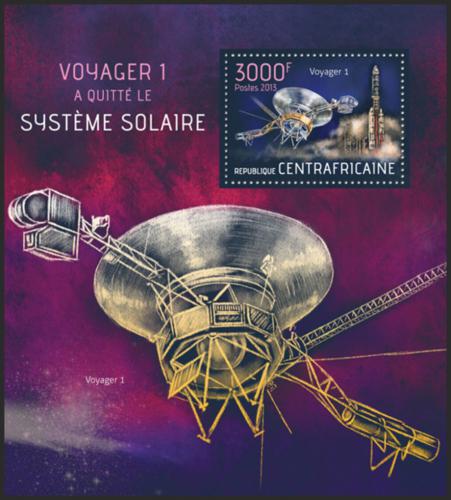 Potov znmka SAR 2013 Vesmrn sonda Voyager 1 Mi# Block 1107 Kat 14