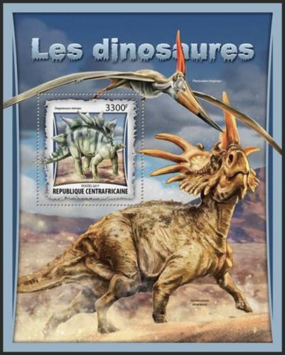 Potov znmka SAR 2017 Dinosaury Mi# Block 1565 Kat 15
