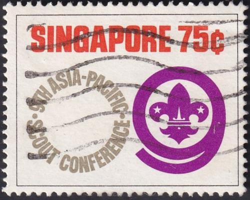 Potov znmka Singapur 1974 Skautsk konference Mi# 214