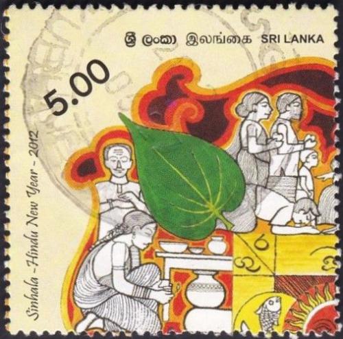 Potov znmka Sr Lanka 2011 Hinduistick Nov rok Mi# 1889