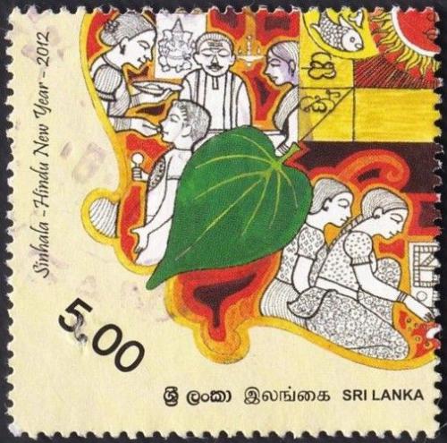 Potov znmka Sr Lanka 2011 Hinduistick Nov rok Mi# 1891