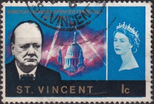 Potov znmka Svt Vincent 1966 Winston Churchill Mi# 220