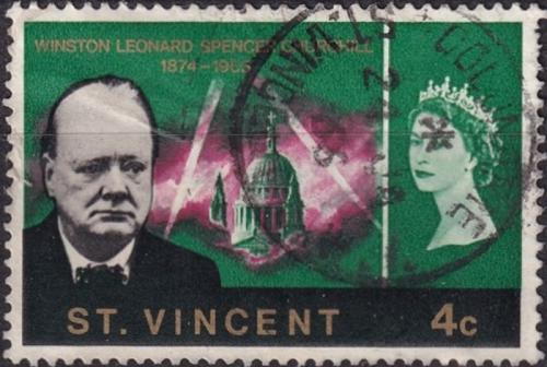 Potov znmka Svt Vincent 1966 Winston Churchill Mi# 221