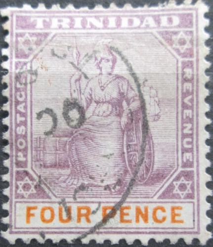 Potov znmka Trinidad a Tobago 1896 Britannia Mi# 40 Kat 18