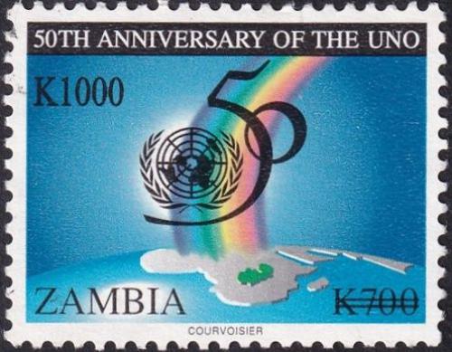 Potov znmka Zambia 2004 OSN, 50. vroie pretla Mi# 1489