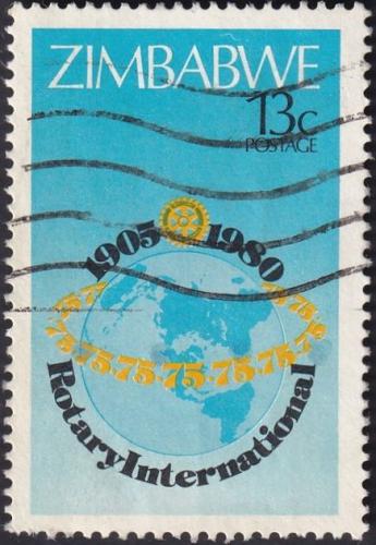 Potov znmka Zimbabwe 1980 Rotary Intl., 75. vroie Mi# 243