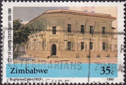 Potov znmka Zimbabwe 1990 Harare, 100. vroie Mi# 445 - zvi obrzok